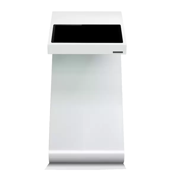 Interaktywny kiosk informacyjny w kształcie litery S